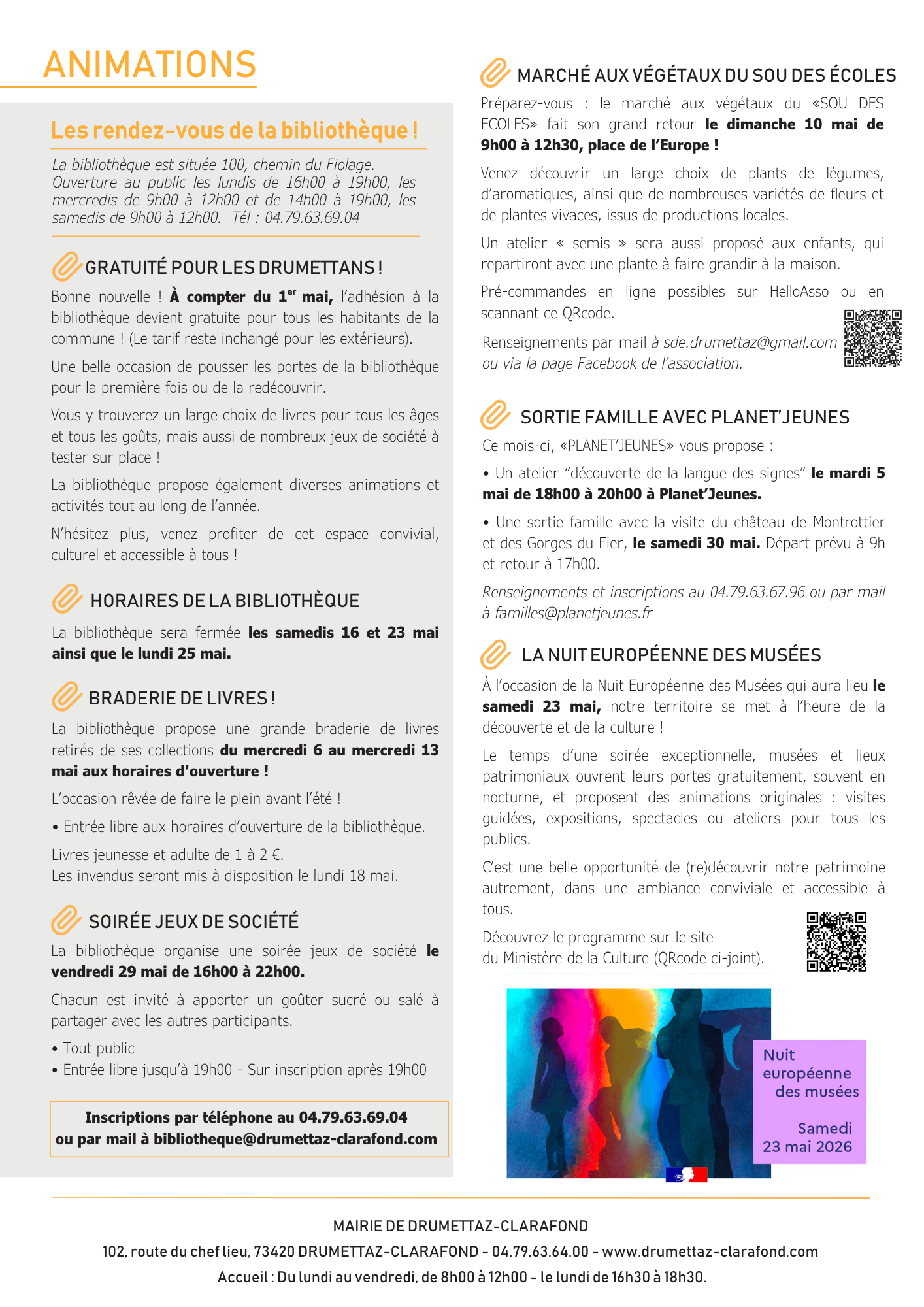  Lettre mensuelle Mairie Drumettaz Clarafond