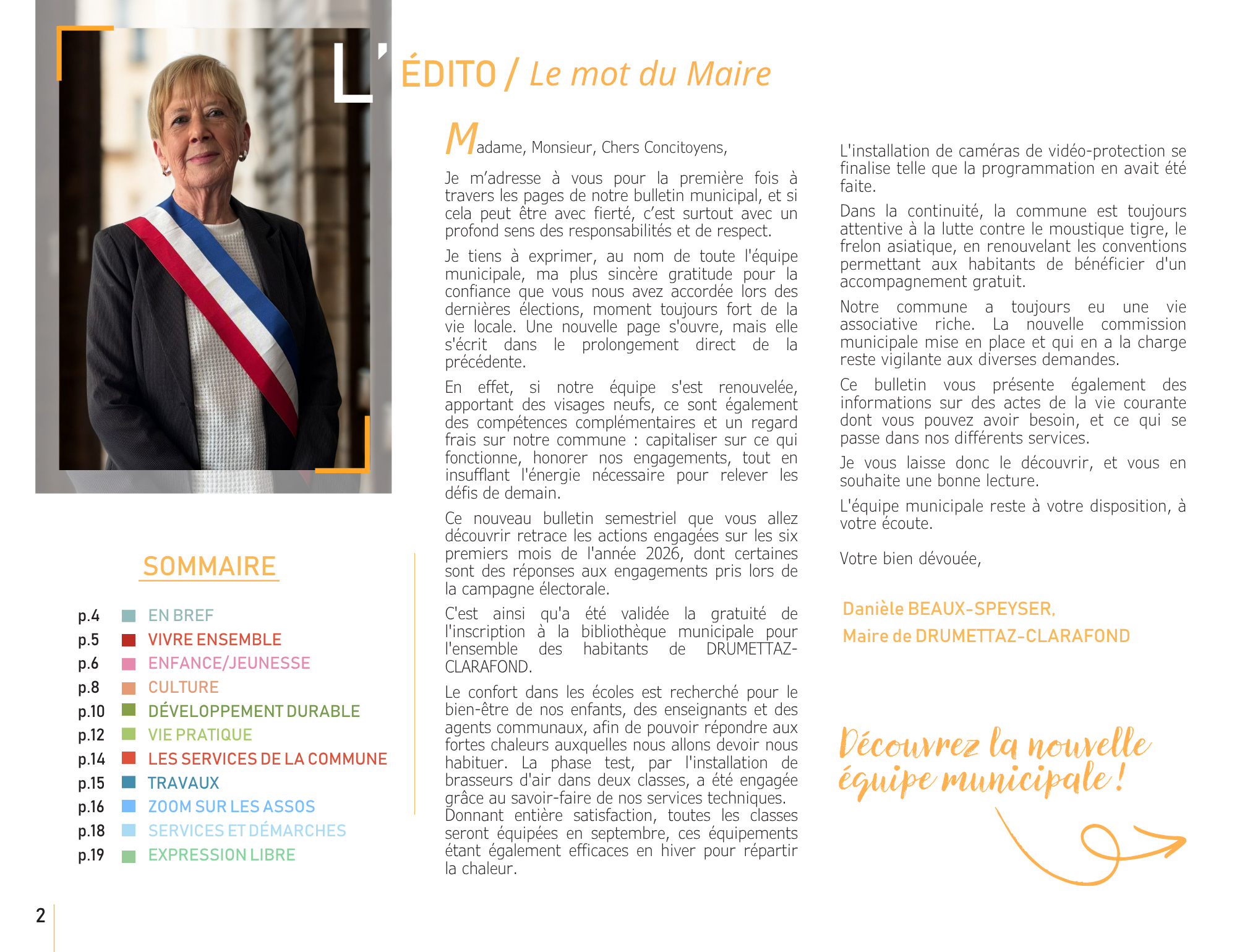 Bulletin municipal Mairie Drumettaz Clarafond
